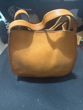 Madewell Tan Leather Crossbody Bag